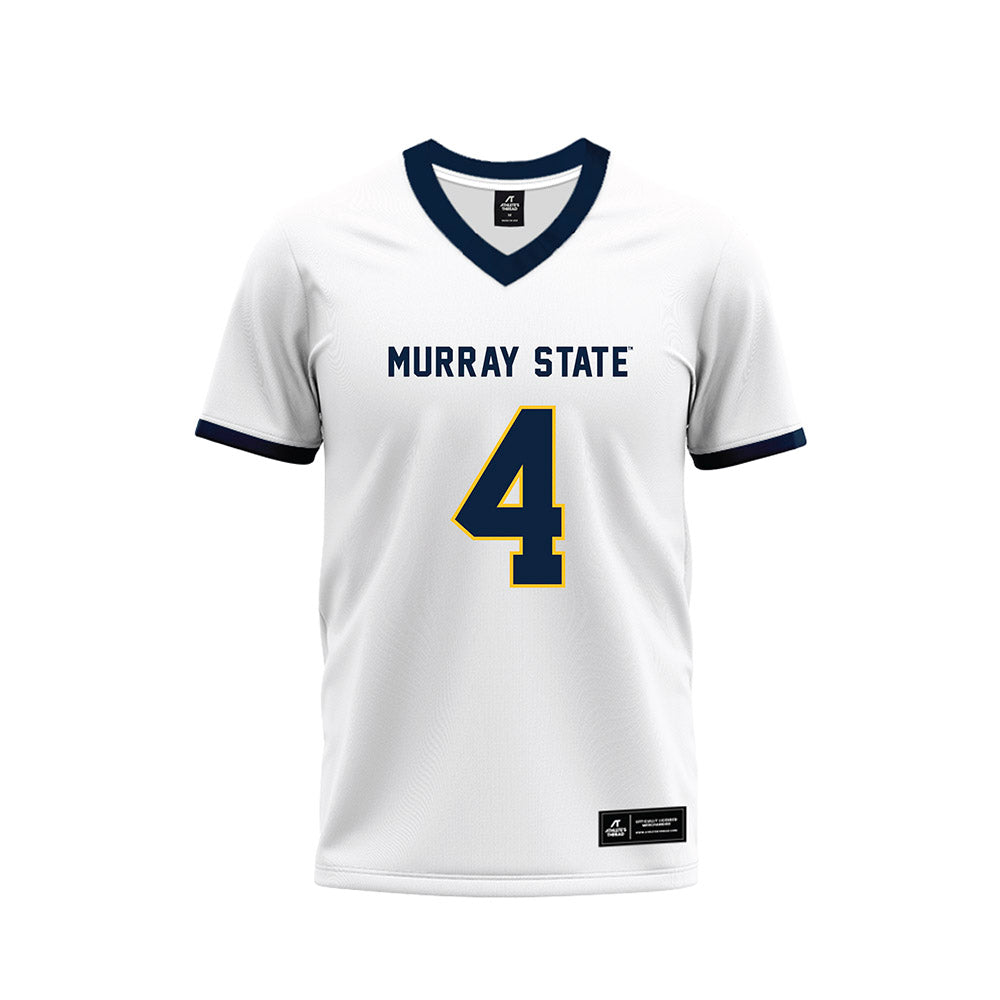 Murray State - NCAA Football : Jim Ogle - White Premium Football Jersey