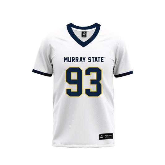 Murray State - NCAA Football : Vincent Dinkins - White Premium Premium Football Jersey