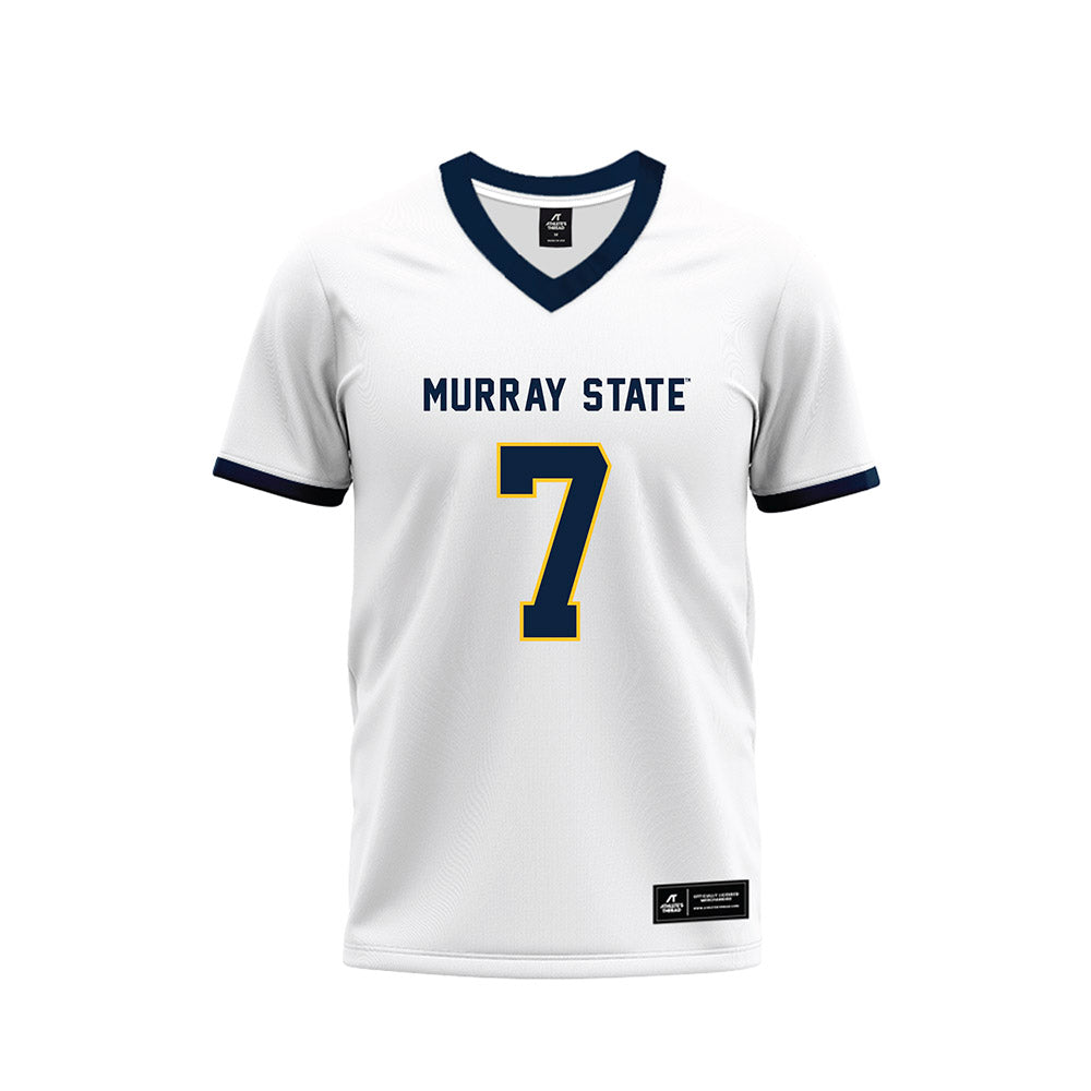 Murray State - NCAA Football : Marion Ponds - White Premium Football Jersey-0