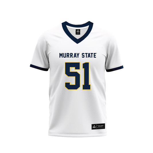 Murray State - NCAA Football : zaccheous grady - White Premium Football Jersey-0