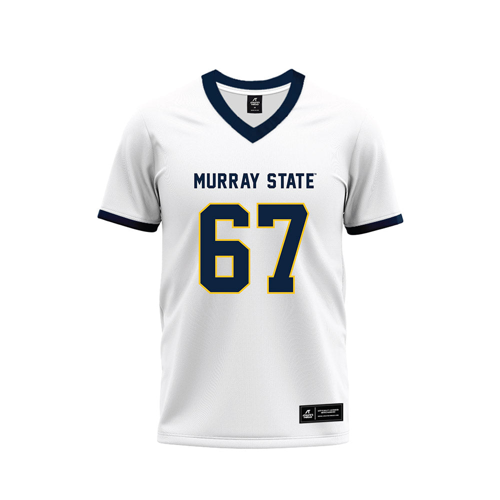 Murray State - NCAA Football : Thatcher Nagle - White Premium Football Jersey-0