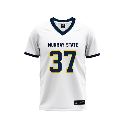Murray State - NCAA Football : Logan Laughlin - White Premium Football Jersey-0