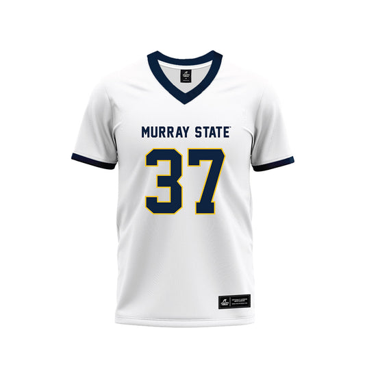 Murray State - NCAA Football : Logan Laughlin - White Premium Football Jersey-0