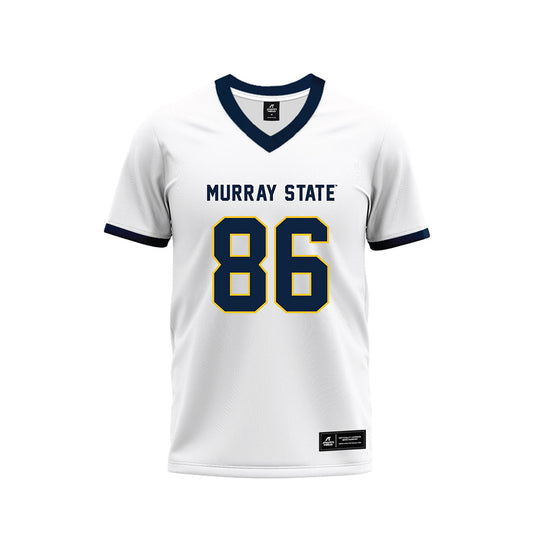 Murray State - NCAA Football : Reece Wilder - White Premium Football Jersey-0