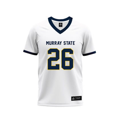 Murray State - NCAA Football : Rett Hemphill - White Premium Football Jersey-0