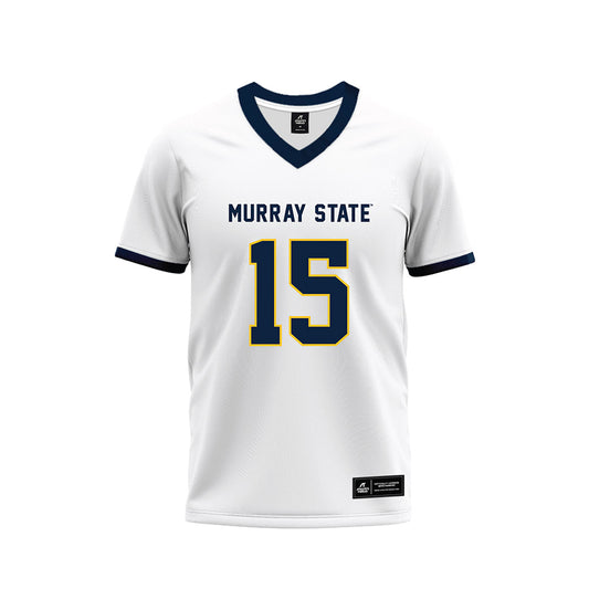 Murray State - NCAA Football : Lj Green - White Premium Premium Football Jersey