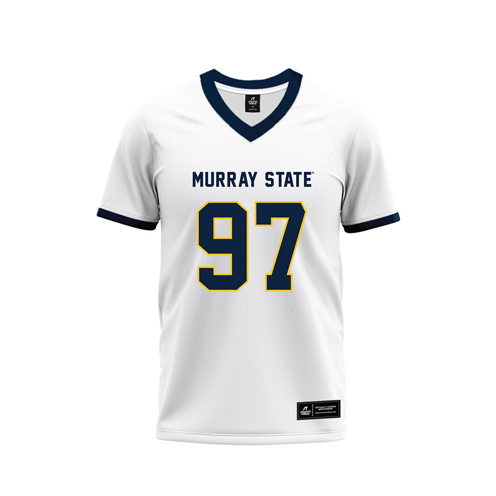 Murray State - NCAA Football : Harlem Phillips - White Premium Football Jersey-0
