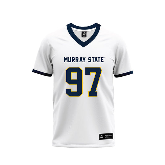 Murray State - NCAA Football : Harlem Phillips - White Premium Football Jersey-0