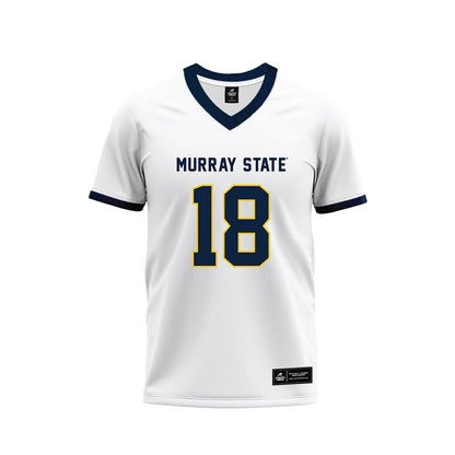 Murray State - NCAA Football : Huseyin Simsir - White Premium Football Jersey-0