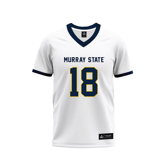 Murray State - NCAA Football : Huseyin Simsir - White Premium Football Jersey-0