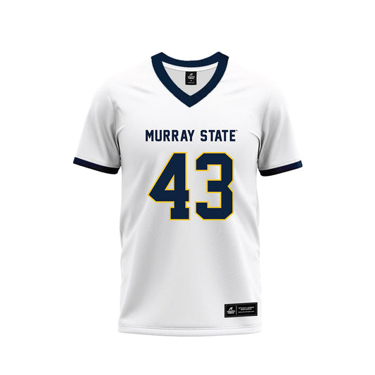 Murray State - NCAA Football : Alex Swafford - White Premium Football Jersey-0