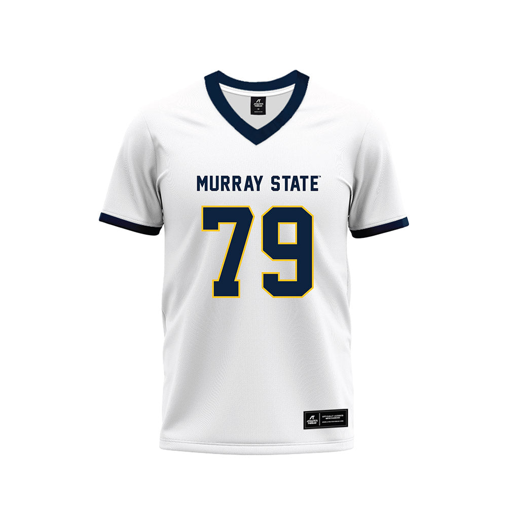 Murray State - NCAA Football : Joshua Bratcher - White Premium Football Jersey-0