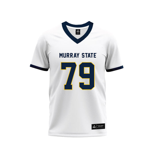 Murray State - NCAA Football : Joshua Bratcher - White Premium Football Jersey-0