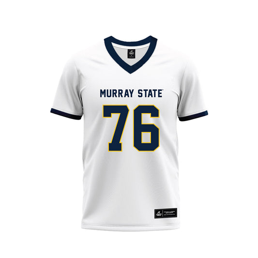 Murray State - NCAA Football : Daniel Cole - White Premium Football Jersey-0