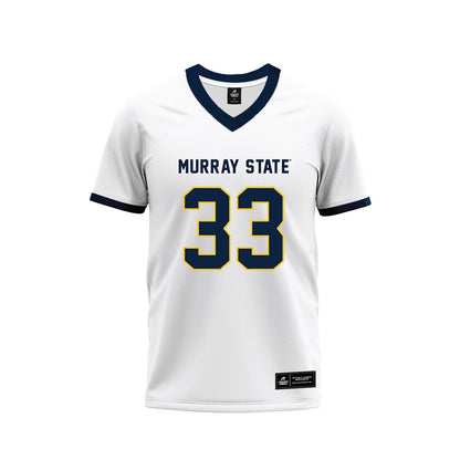 Murray State - NCAA Football : Baxter Wright - White Premium Premium Football Jersey
