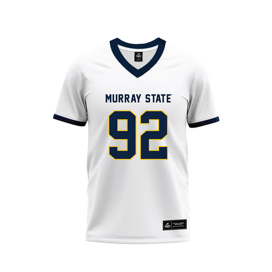 Murray State - NCAA Football : JJ Chatman - White Premium Football Jersey-0