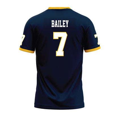 Murray State - NCAA Football : Kaleb Bailey - Navy Premium Football Jersey-1