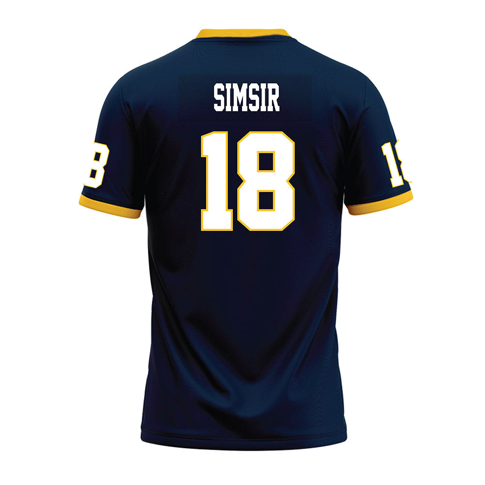 Murray State - NCAA Football : Huseyin Simsir - Navy Premium Football Jersey-1