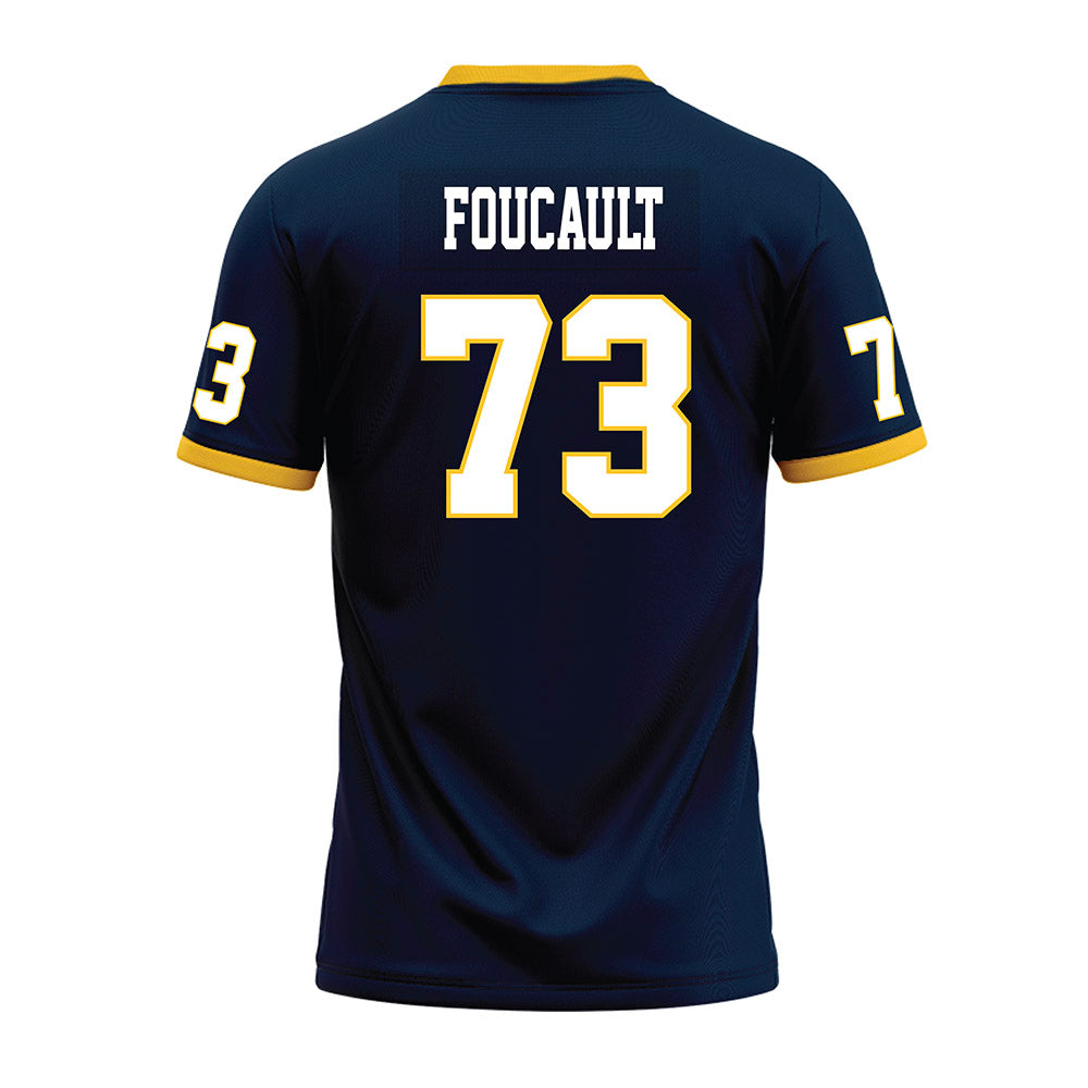 Murray State - NCAA Football : Jaheer Foucault - Navy Premium Football Jersey-1