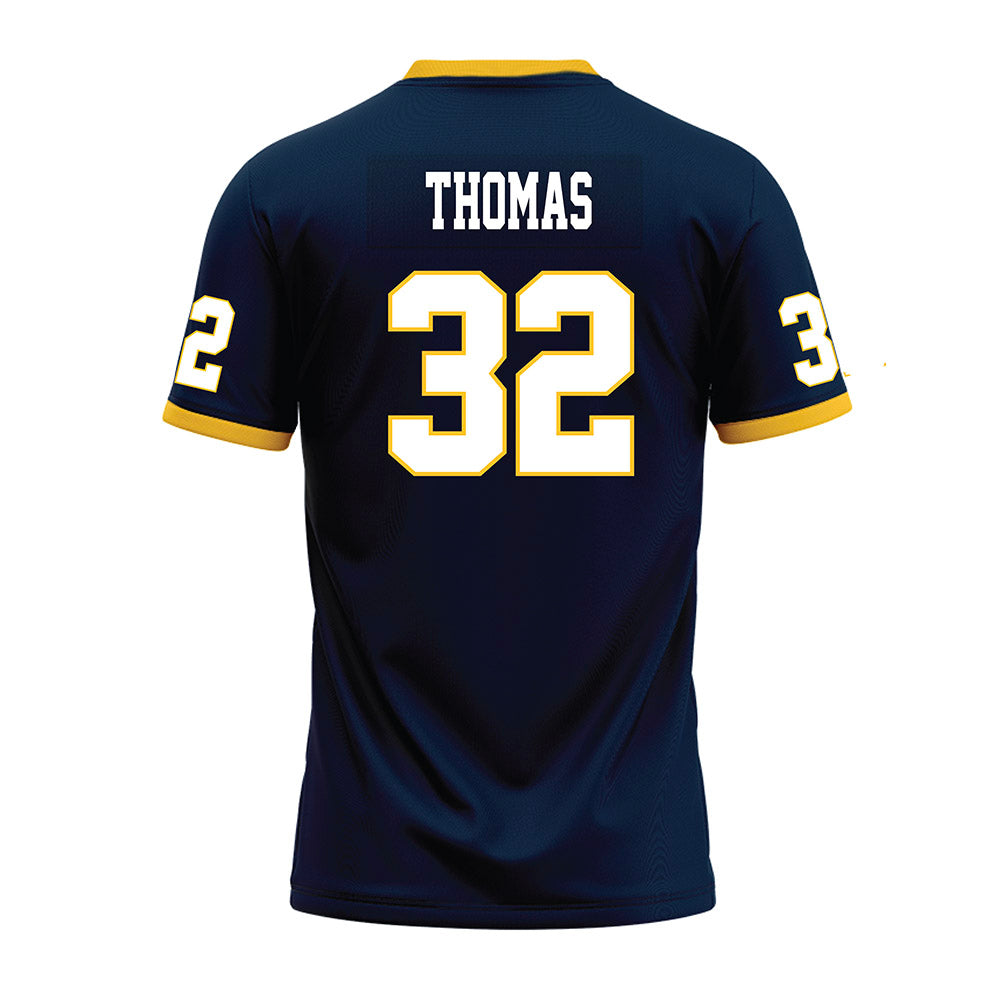 Murray State - NCAA Football : Blaize Thomas - Navy Premium Football Jersey-1