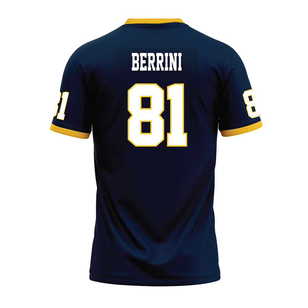 Murray State - NCAA Football : Noah Berrini - Navy Premium Football Jersey-1