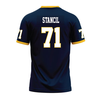 Murray State - NCAA Football : Cameron Stancil - Navy Premium Football Jersey-1