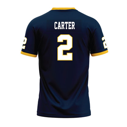 Murray State - NCAA Football : J'Kalon Carter - Navy Premium Premium Football Jersey