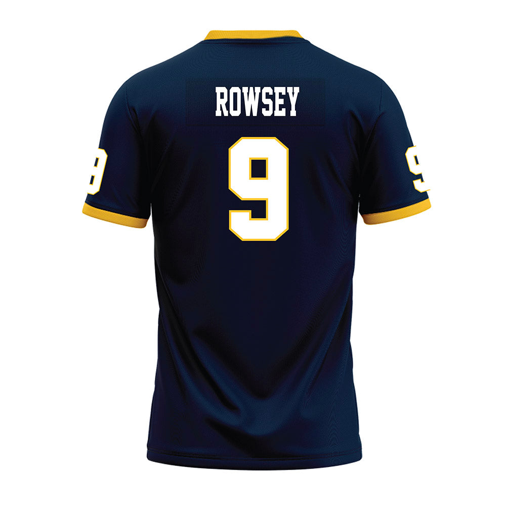 Murray State - NCAA Football : Dylan Rowsey - Navy Premium Football Jersey-1