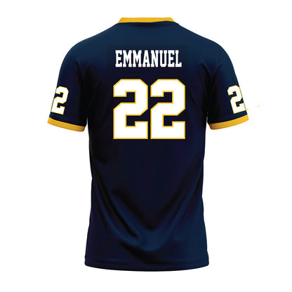 Murray State - NCAA Football : Kevin Emmanuel - Navy Premium Football Jersey