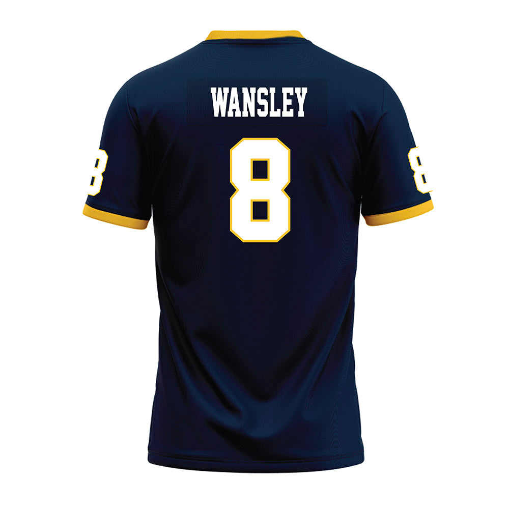 Murray State - NCAA Football : Amari Wansley - Navy Premium Premium Football Jersey