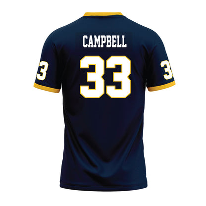 Murray State - NCAA Football : Tyrell Campbell - Navy Premium Premium Football Jersey