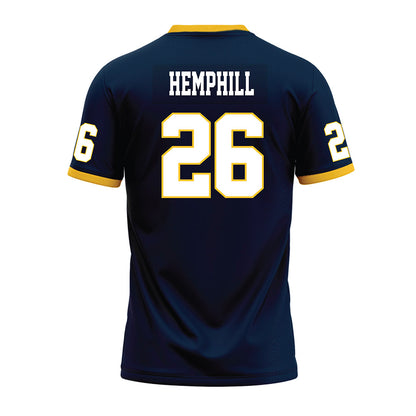Murray State - NCAA Football : Rett Hemphill - Navy Premium Football Jersey-1