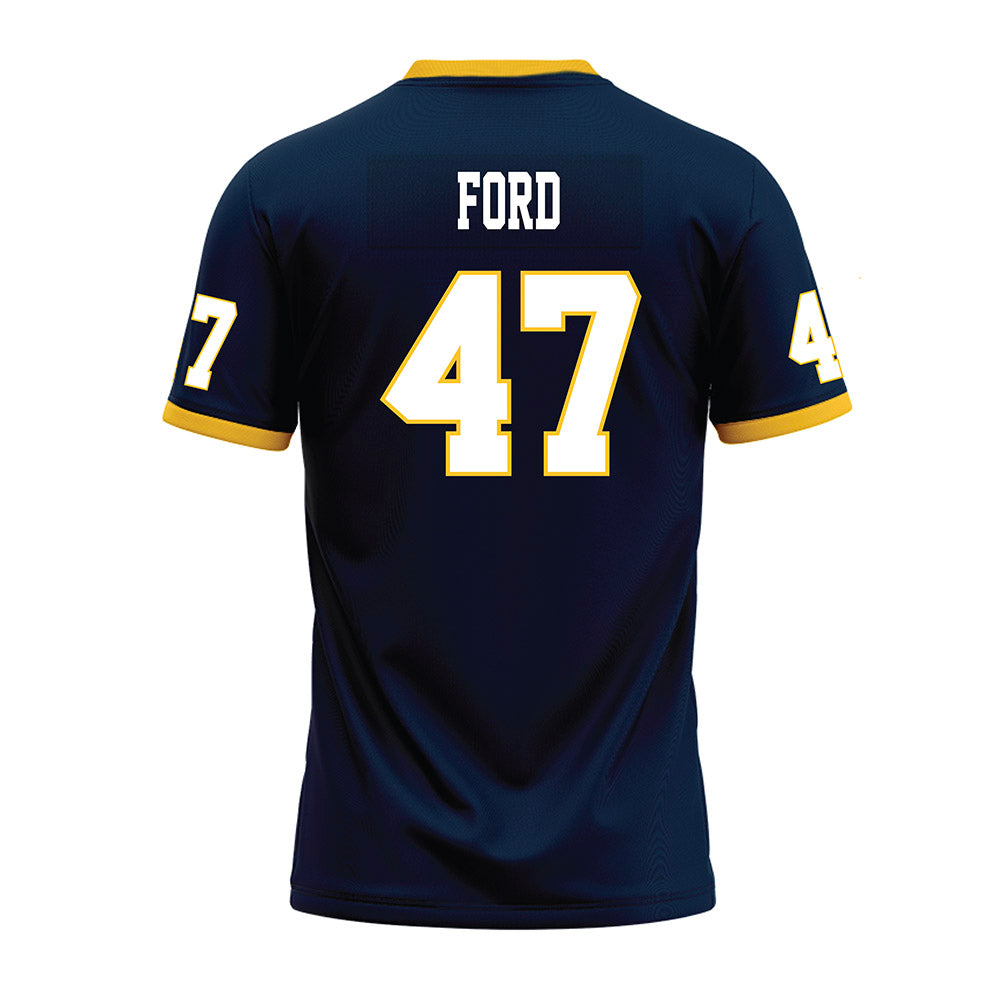 Murray State - NCAA Football : Cooper Ford - Navy Premium Football Jersey-1