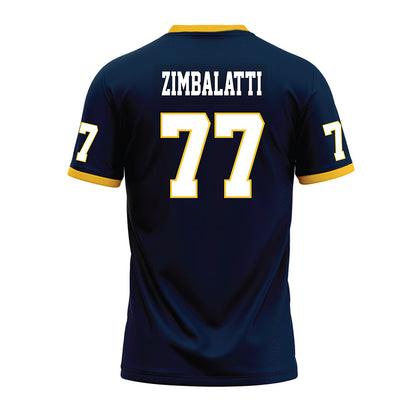 Murray State - NCAA Football : Thomas Zimbalatti - Navy Premium Football Jersey-1