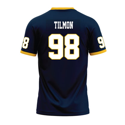 Murray State - NCAA Football : Michael Tilmon - Navy Premium Football Jersey-1
