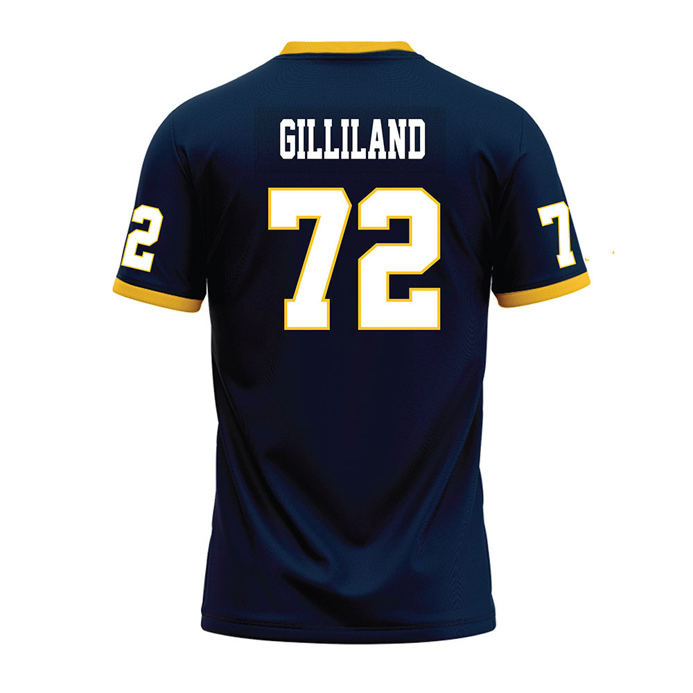 Murray State - NCAA Football : Carson Gilliland - Navy Premium Football Jersey-1