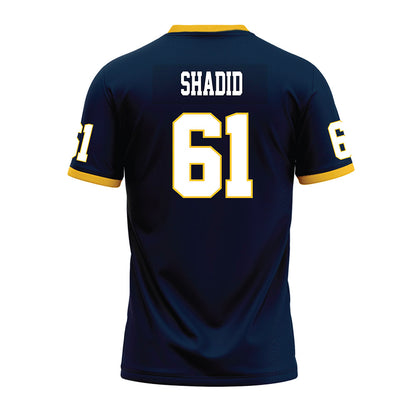 Murray State - NCAA Football : AJ Shadid - Navy Premium Football Jersey-1