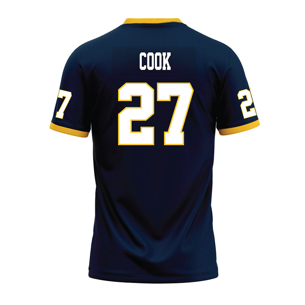 Murray State - NCAA Football : Zayden Cook - Navy Premium Football Jersey-1