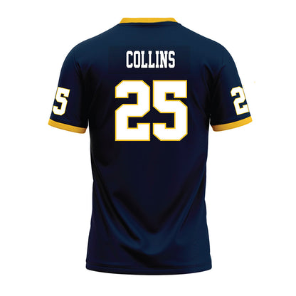 Murray State - NCAA Football : Tate Collins - Navy Premium Football Jersey-1