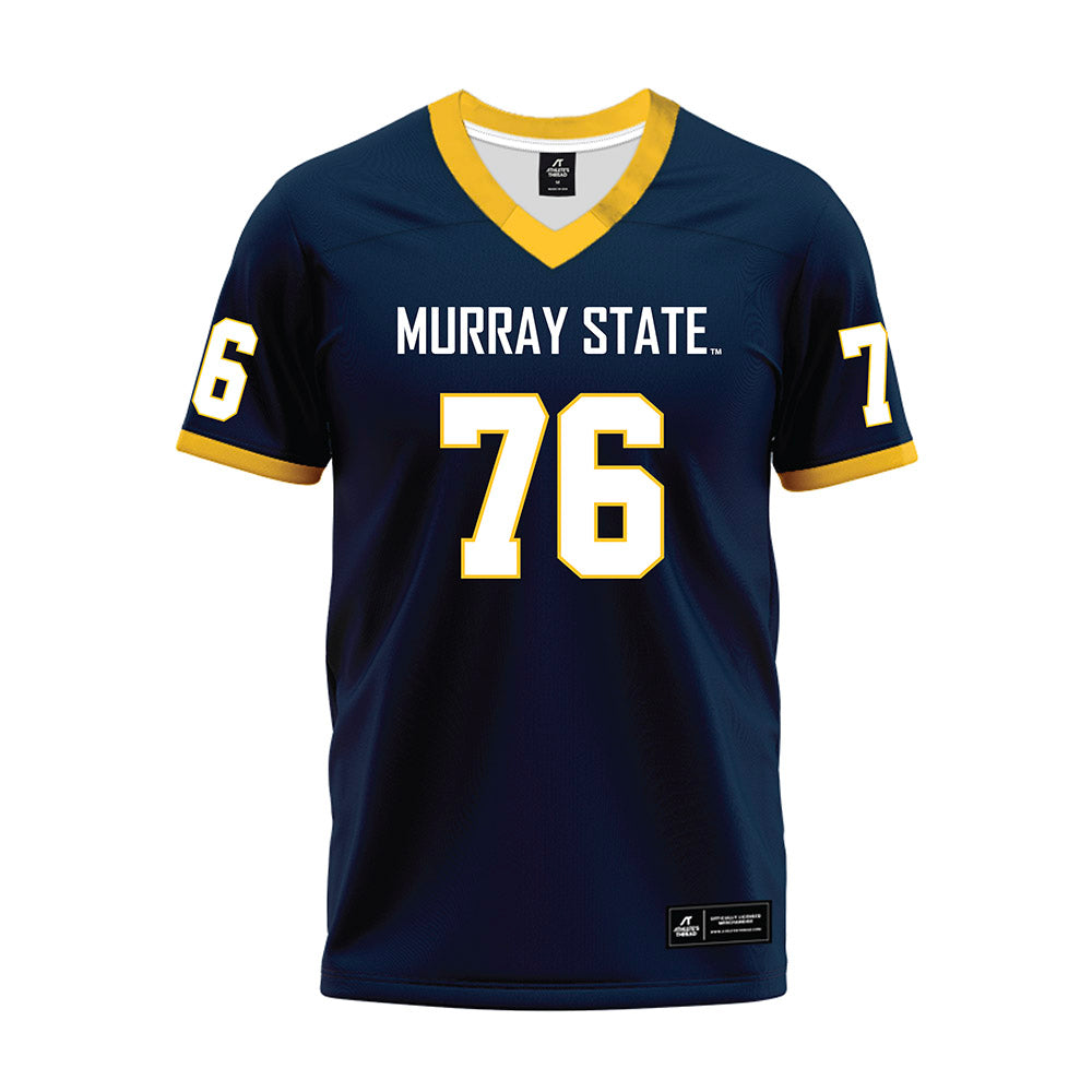 Murray State - NCAA Football : Daniel Cole - Navy Premium Football Jersey-0