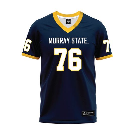 Murray State - NCAA Football : Daniel Cole - Navy Premium Football Jersey-0