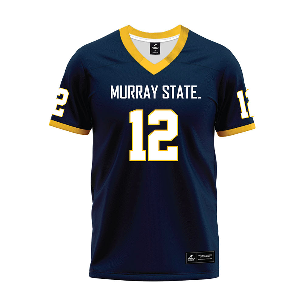 Murray State - NCAA Football : Lucas Desjardins - Navy Premium Football Jersey-0