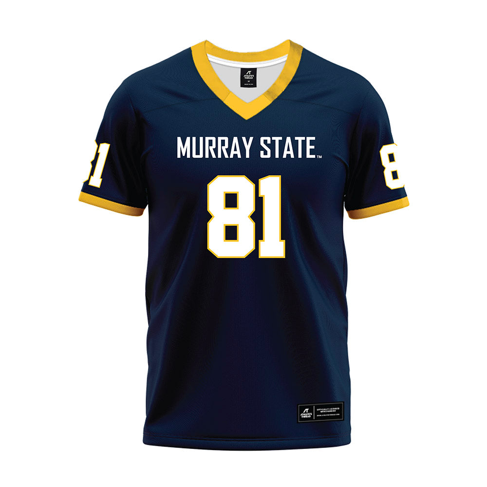 Murray State - NCAA Football : Noah Berrini - Navy Premium Football Jersey-0