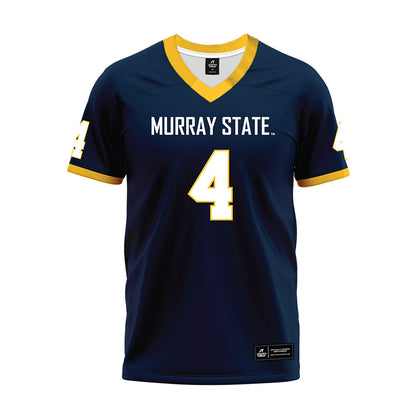 Murray State - NCAA Football : Thomas OHara - Navy Premium Football Jersey-0