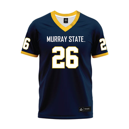 Murray State - NCAA Football : Rett Hemphill - Navy Premium Football Jersey-0