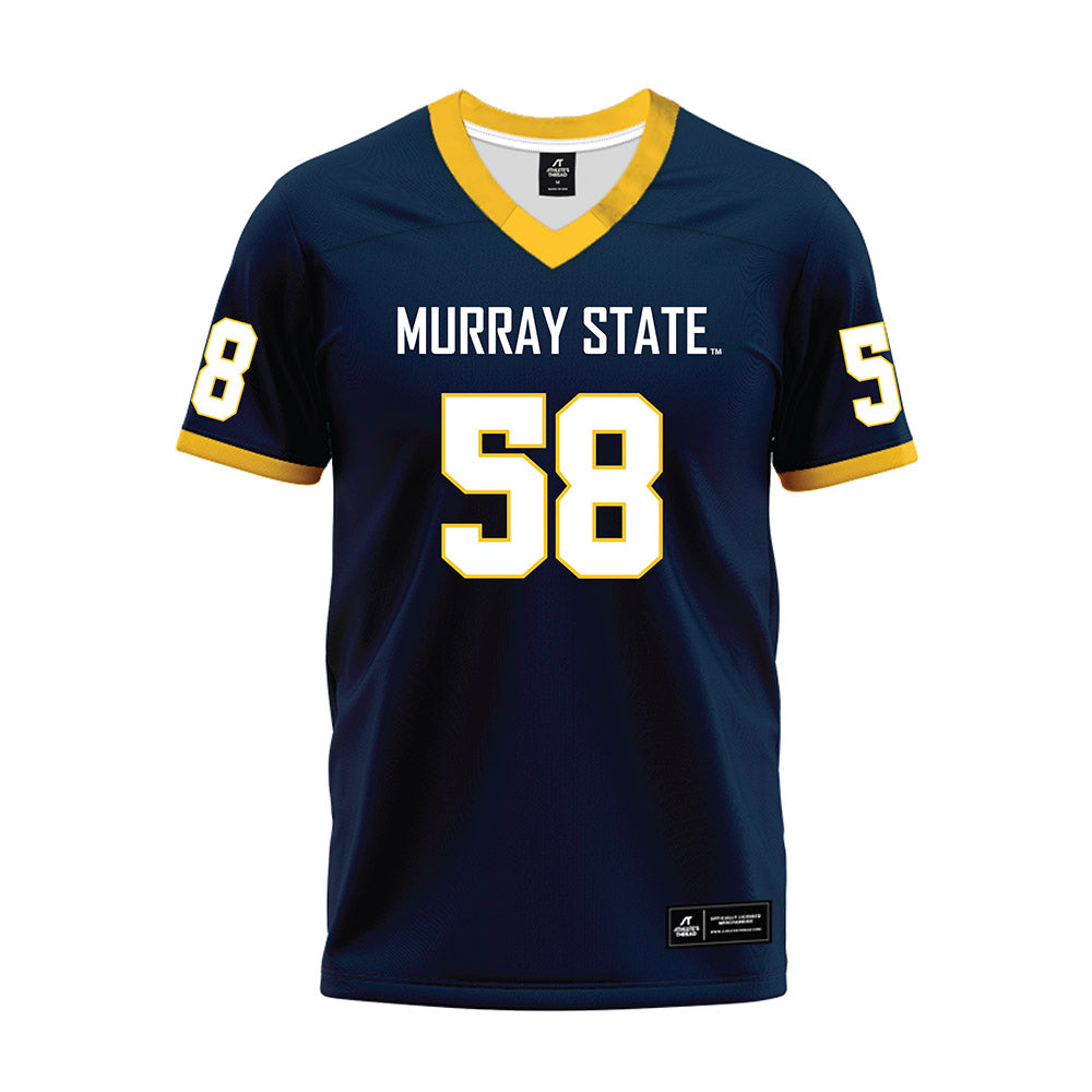 Murray State - NCAA Football : Brody Phelps - Navy Premium Football Jersey-0