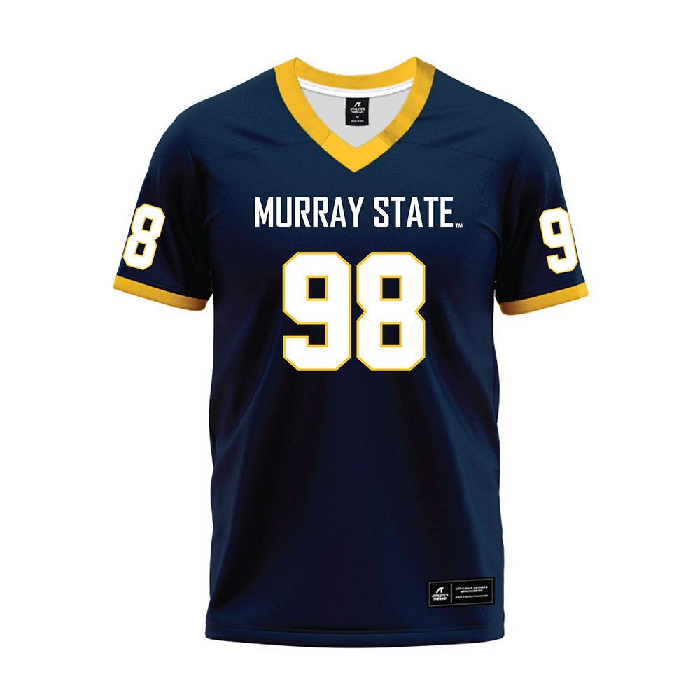 Murray State - NCAA Football : Michael Tilmon - Navy Premium Football Jersey-0