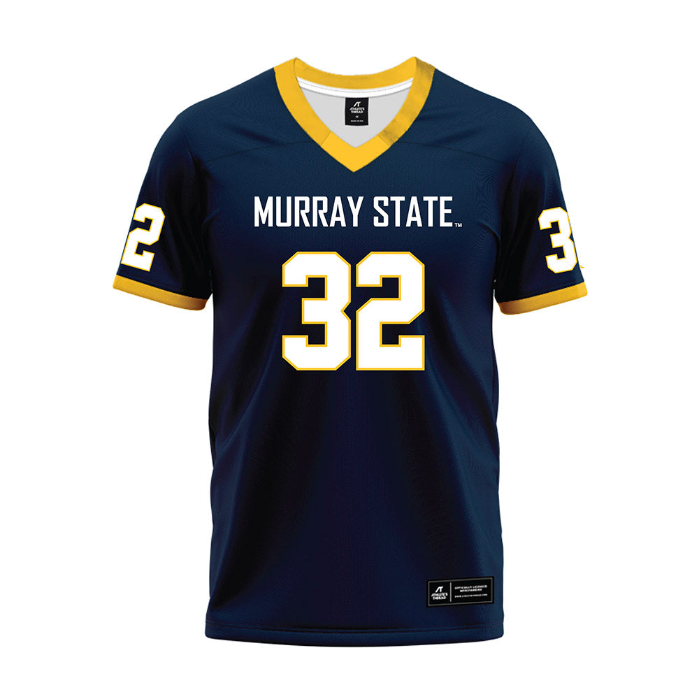 Murray State - NCAA Football : Blaize Thomas - Navy Premium Football Jersey-0