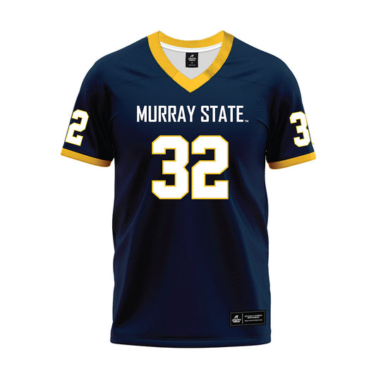 Murray State - NCAA Football : Blaize Thomas - Navy Premium Football Jersey-0