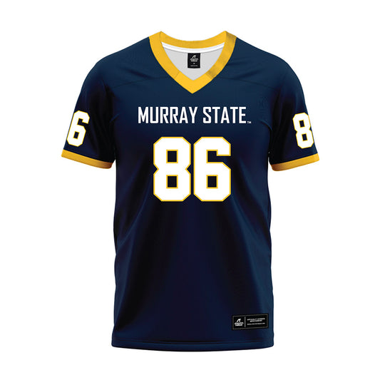 Murray State - NCAA Football : Reece Wilder - Navy Premium Football Jersey-0